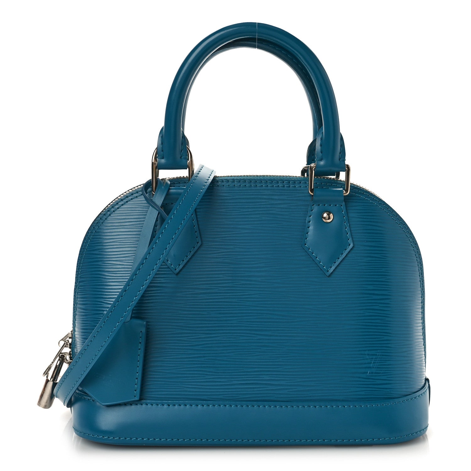 Louis Vuitton Epi Alma BB Cyan 1 of 8