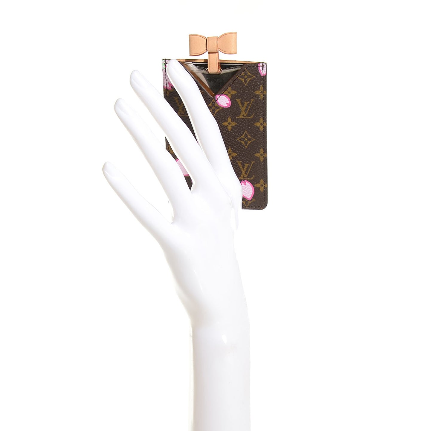 Monogram Cherry Blossom Mirror With Case Brown