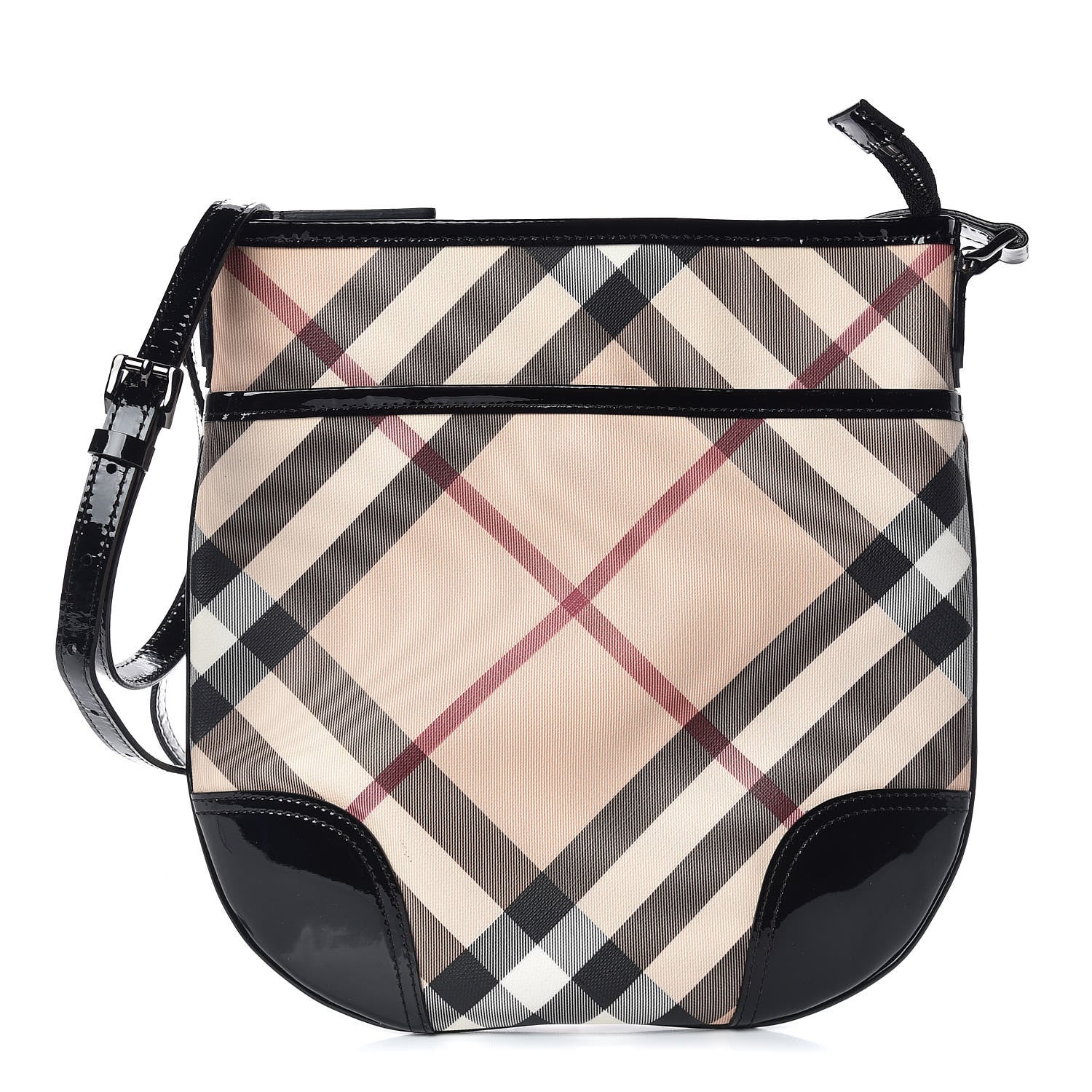 Burberry Supernova Check Small Dryden Crossbody Bag Black 1 of 7