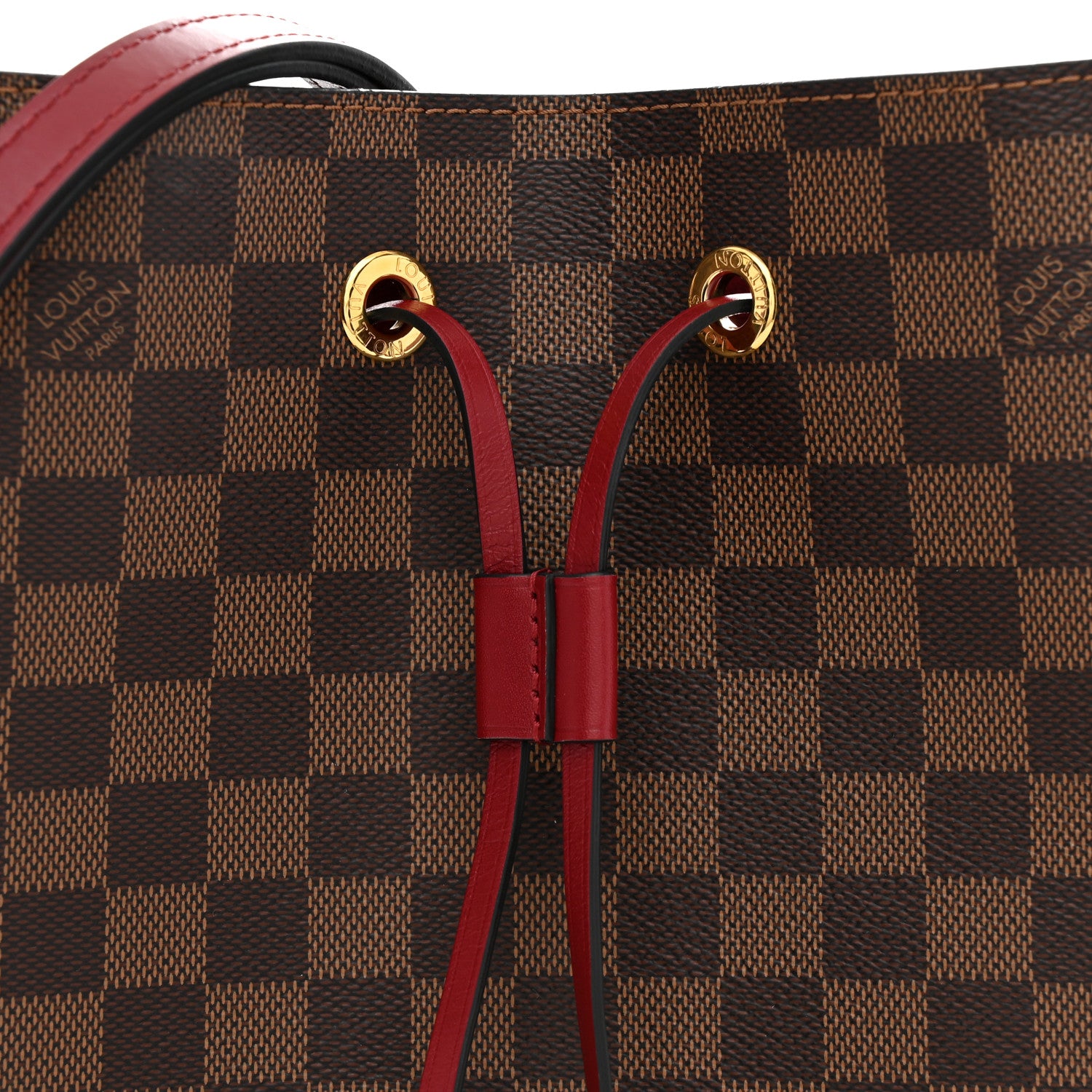 Louis Vuitton Damier Ebene Neonoe MM Cherry Berry 7 of 9