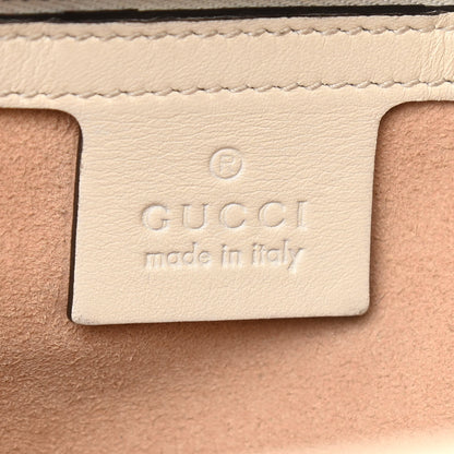 Gucci Calfskin Matelasse Medium GG Marmont Shoulder Bag White 6 of 15