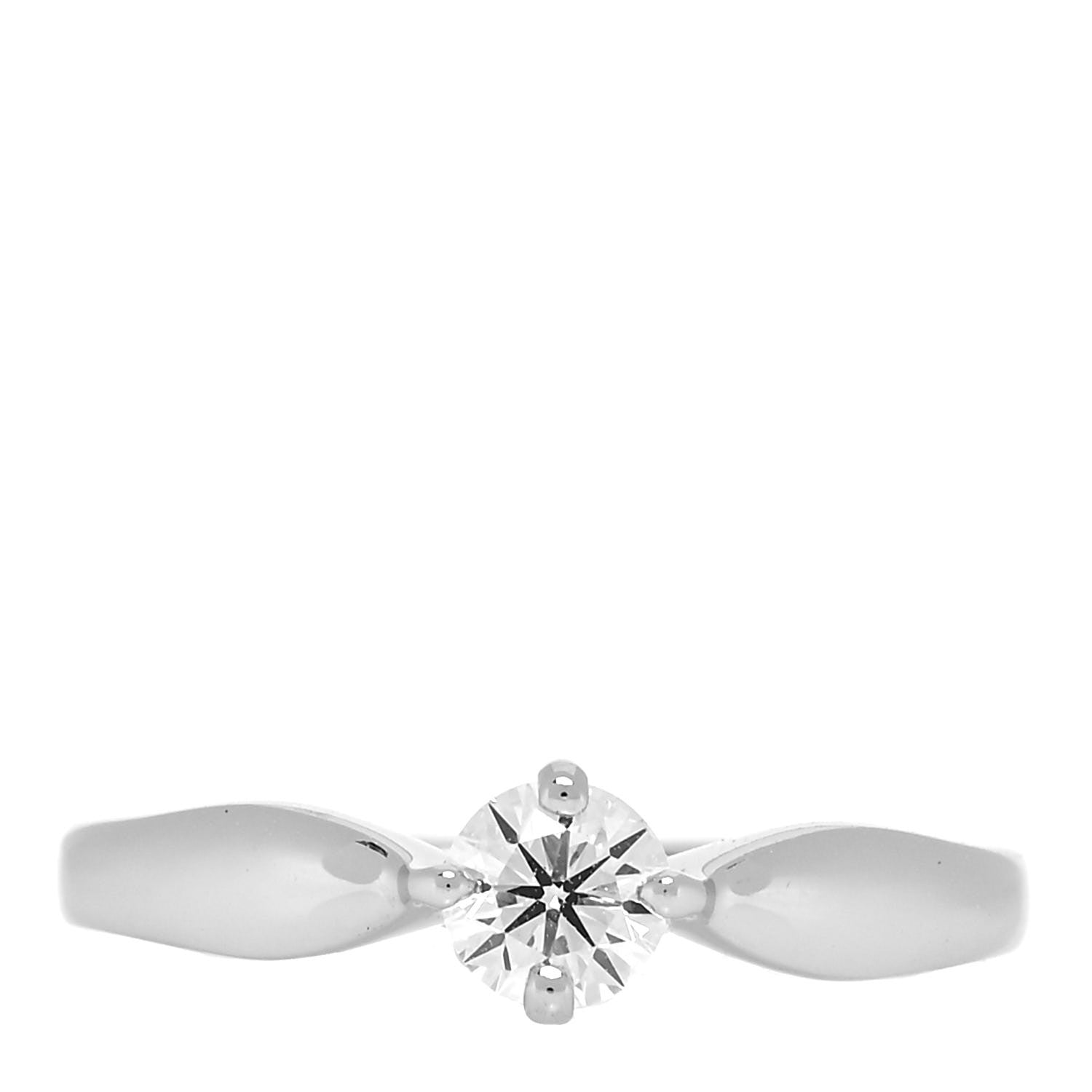 Bulgari Platinum Diamond .30ct Dedicata a Venezia Solitaire Engagement Ring 47 4 1 of 4