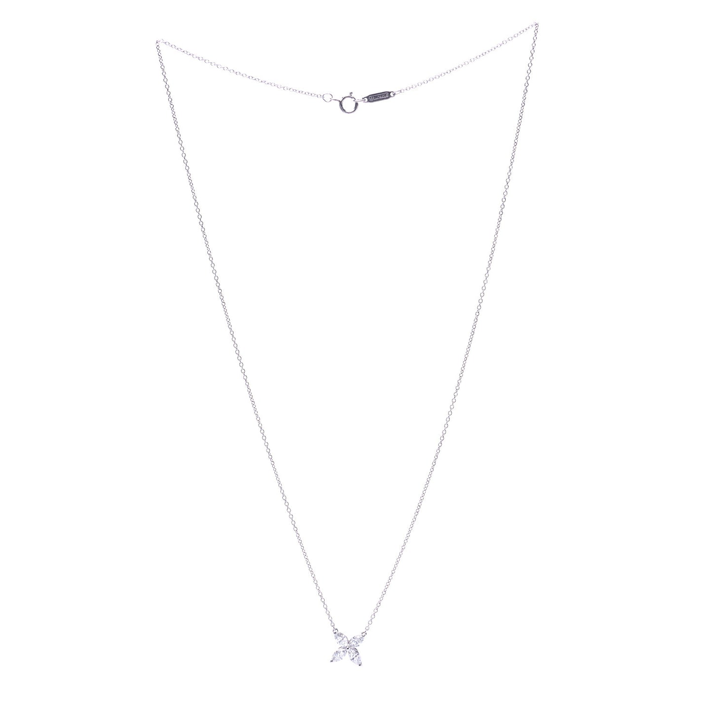 Platinum Diamond Medium Victoria Necklace