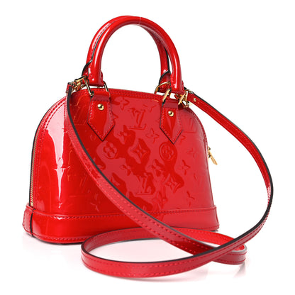 Louis Vuitton Vernis Alma BB Cherry 3 of 8