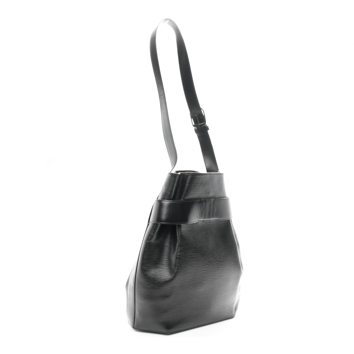 Louis Vuitton Epi Sac D'epaule GM Black 3 of 9