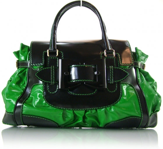 Gucci Dialux Queen Tote Green 1 of 11