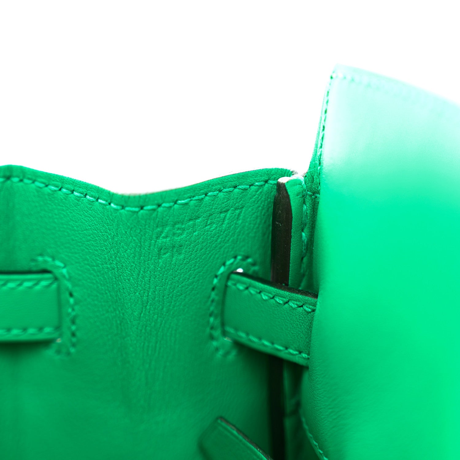 Hermes Swift Birkin Shadow 25 Menthe 8 of 10
