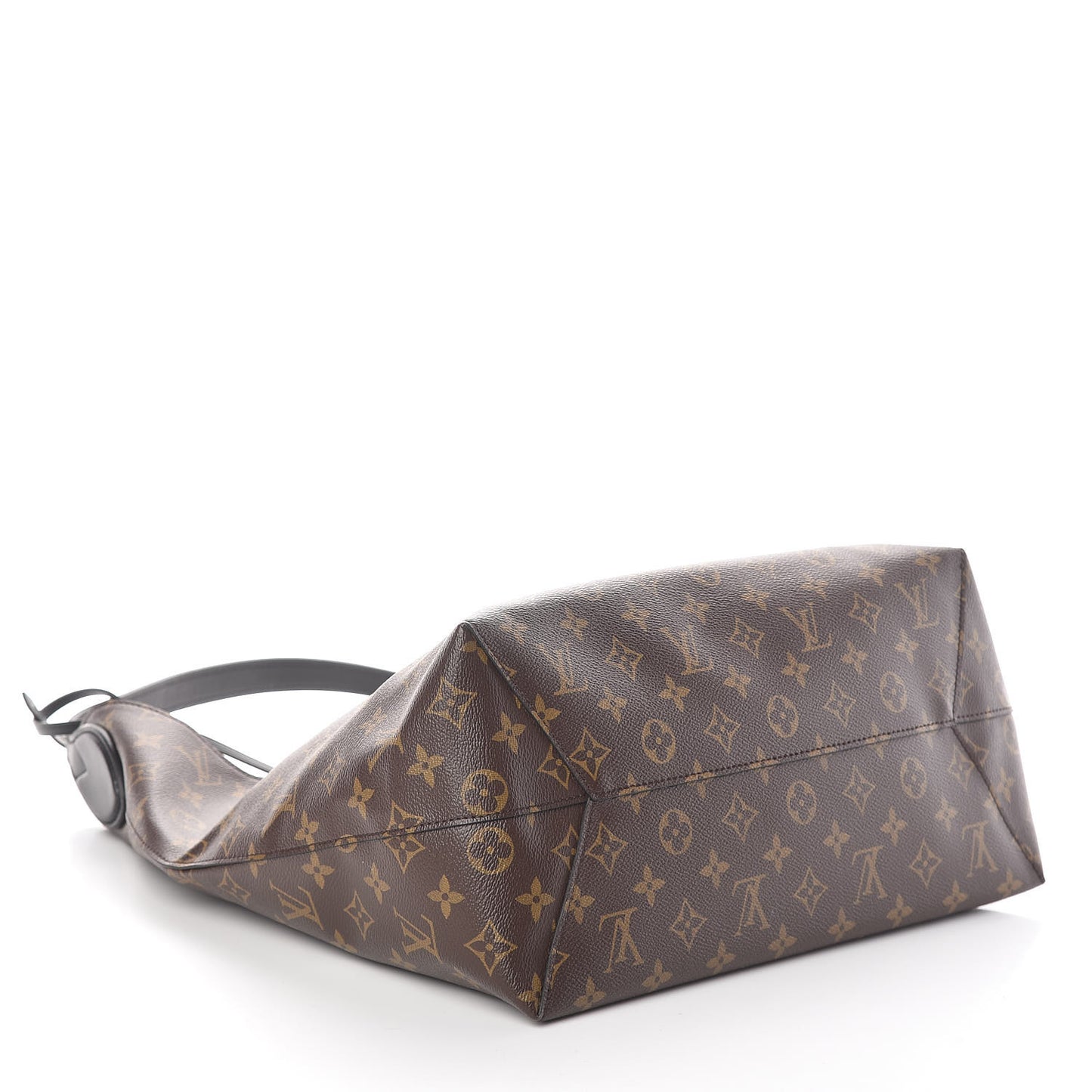 Monogram Flower Hobo Black