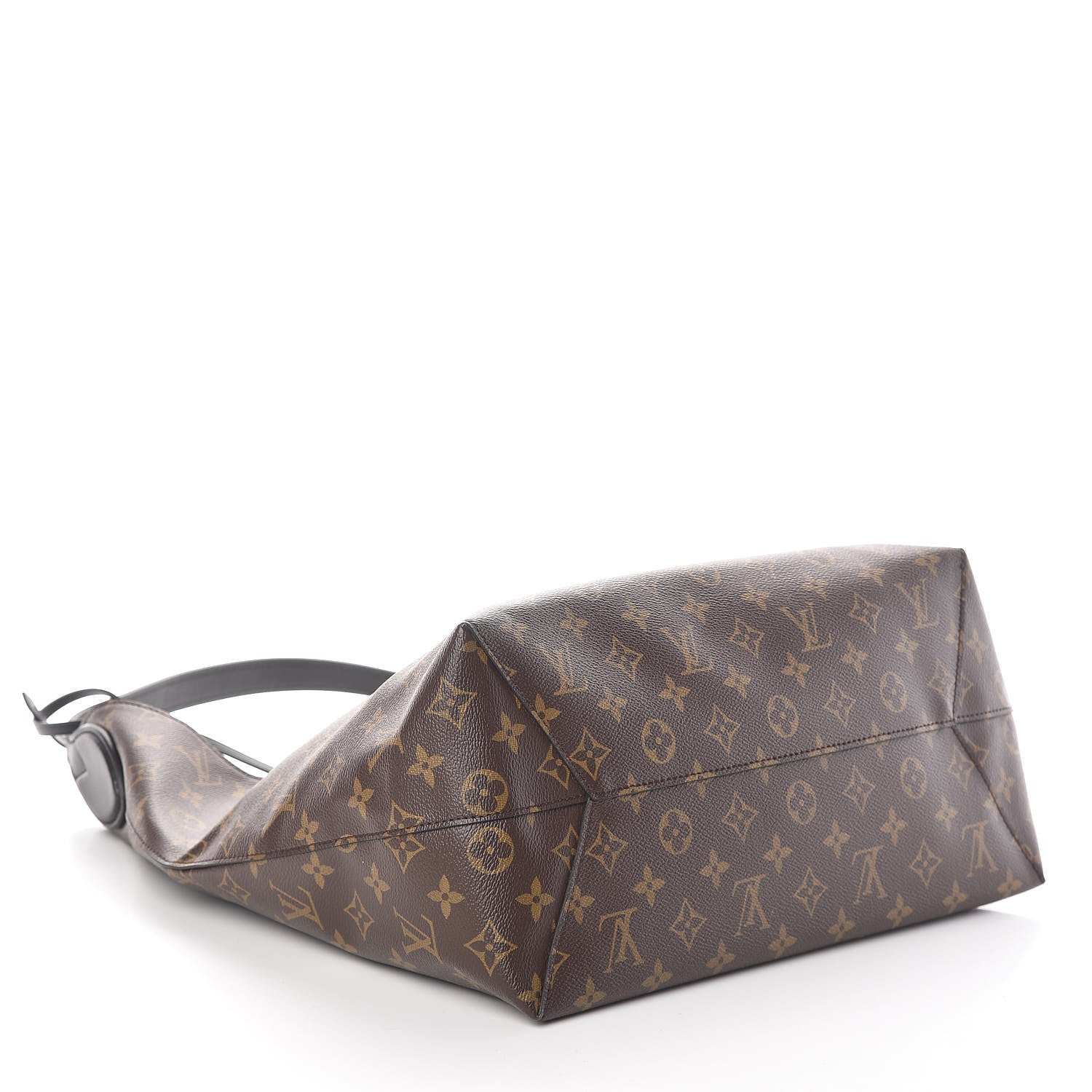 Louis Vuitton Monogram Flower Hobo Black 4 of 10