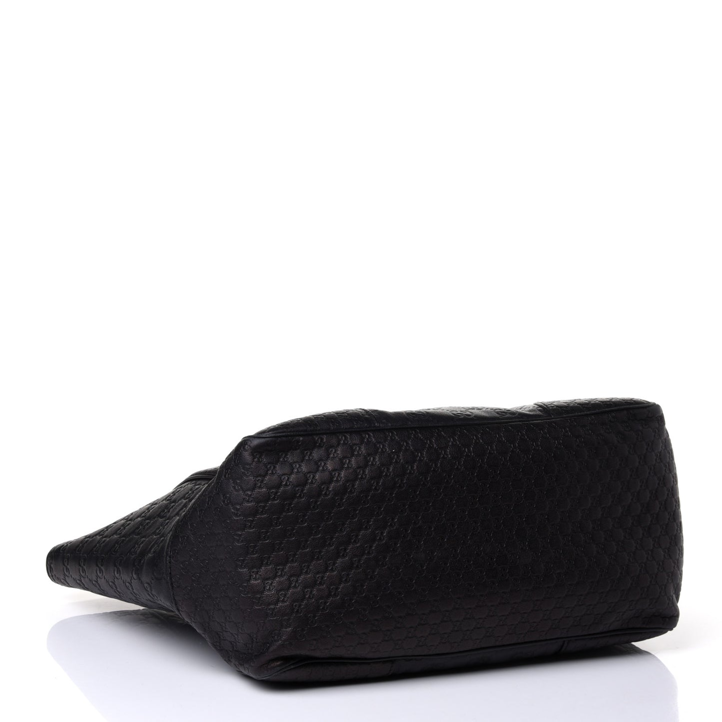 Guccissima Medium Bree Zippered Tote Black