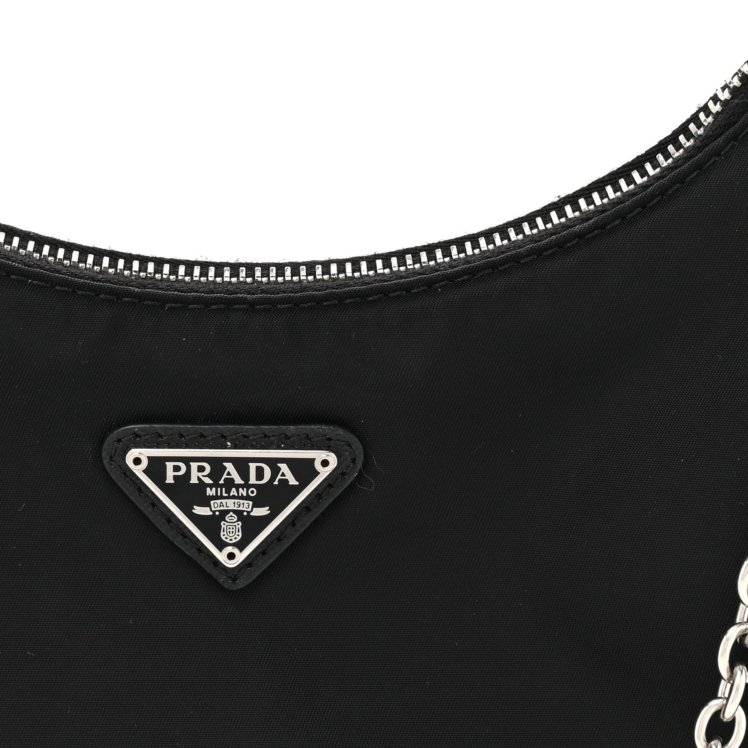 Prada Nylon Re-Edition 2005 Shoulder Bag Black 7 of 12