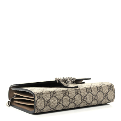 Gucci GG Supreme Monogram Mini Dionysus Chain Wallet Beige Taupe 4 of 11
