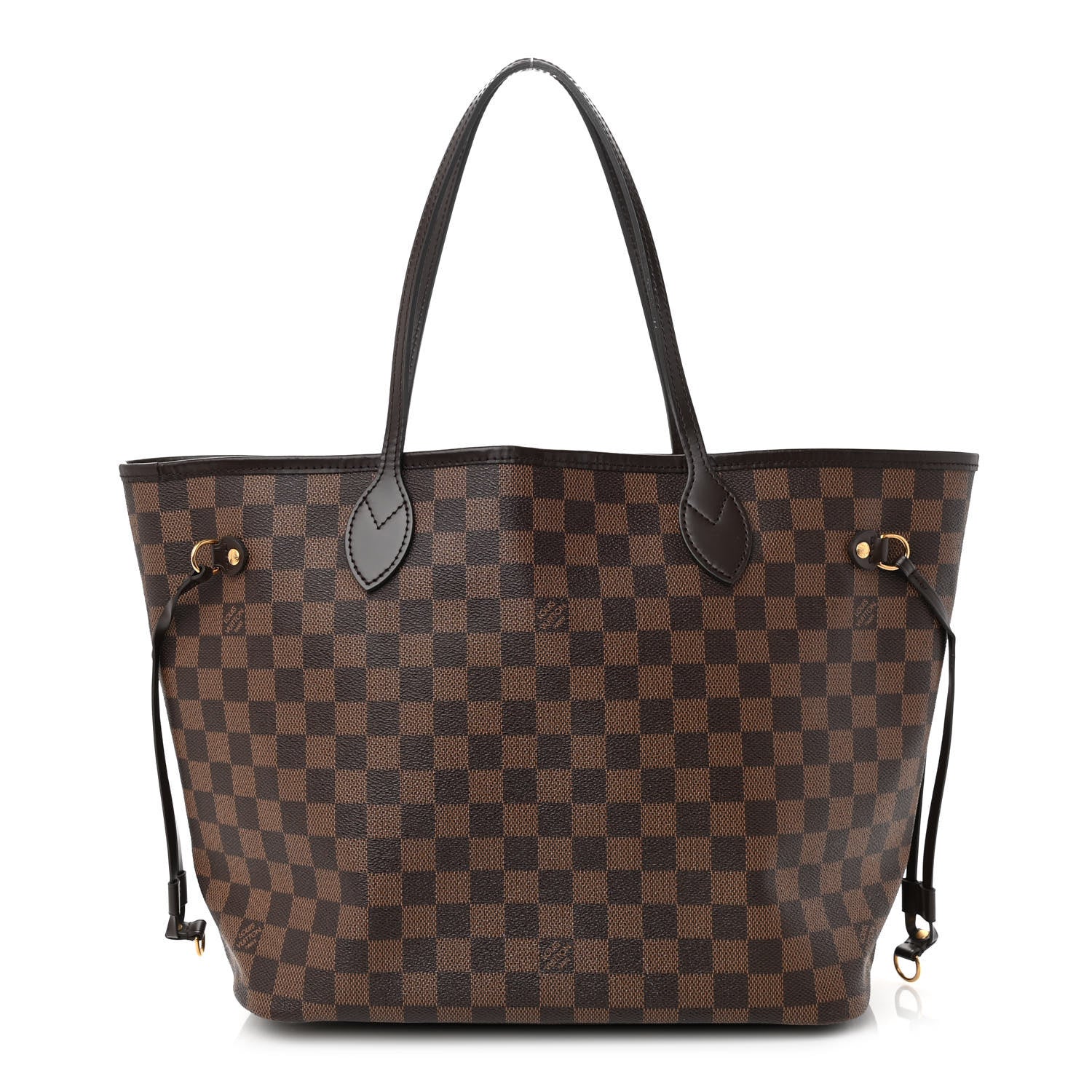 Louis Vuitton Damier Ebene Neo Neverfull MM Rose Ballerine 4 of 14