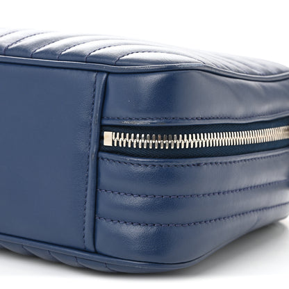 Prada Soft Calfskin Impunture Diagramme Camera Bag Bluette 10 of 11