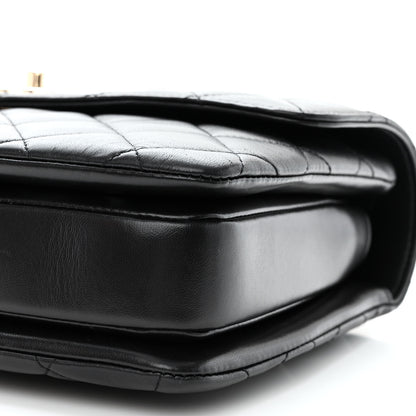 Chanel Lambskin Quilted Medium Trendy CC Flap Dual Handle Bag Black 11 of 14
