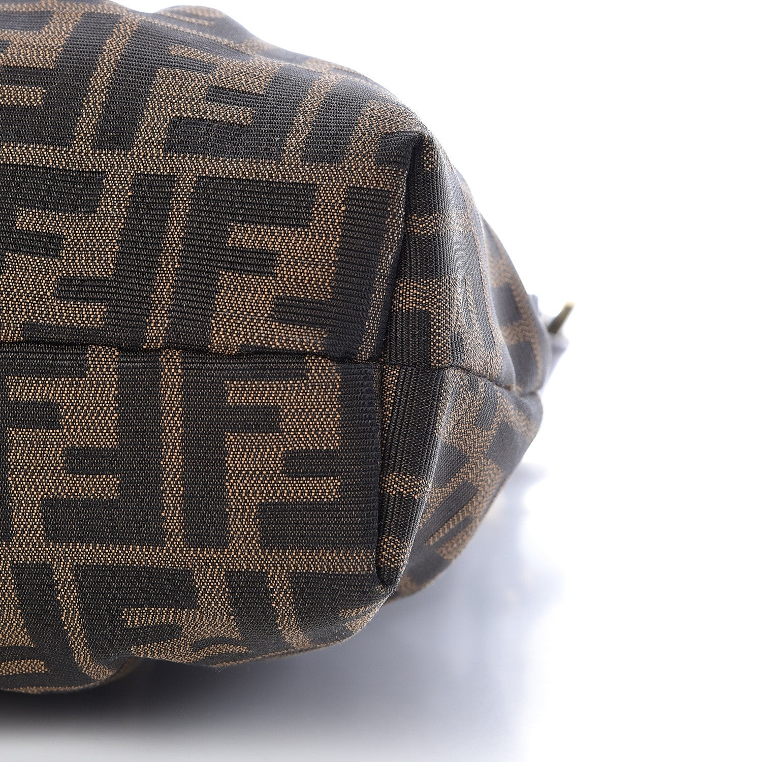 Fendi Zucca Cuoio Lucido Chef Hobo Tobacco Moro 10 of 10