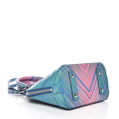 Louis Vuitton Epi Tropical Alma BB Blue Rose 4 of 10