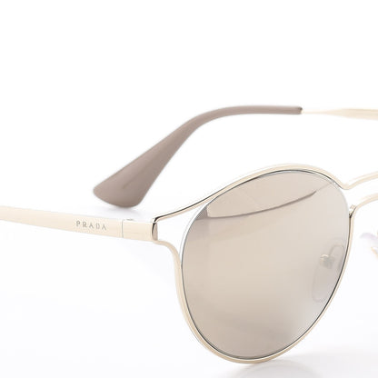 Prada Mirrored Cinema Sunglasses SPR 62S Gold 5 of 8