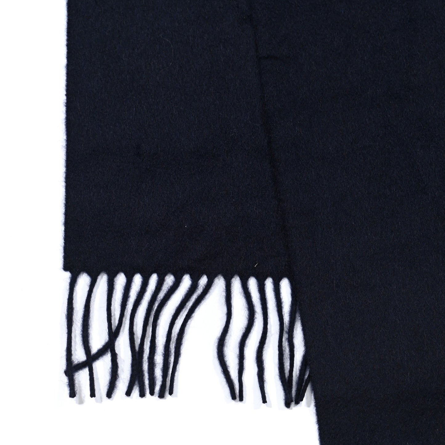 Cashmere Highlands Embroidered Patch Muffler Marine