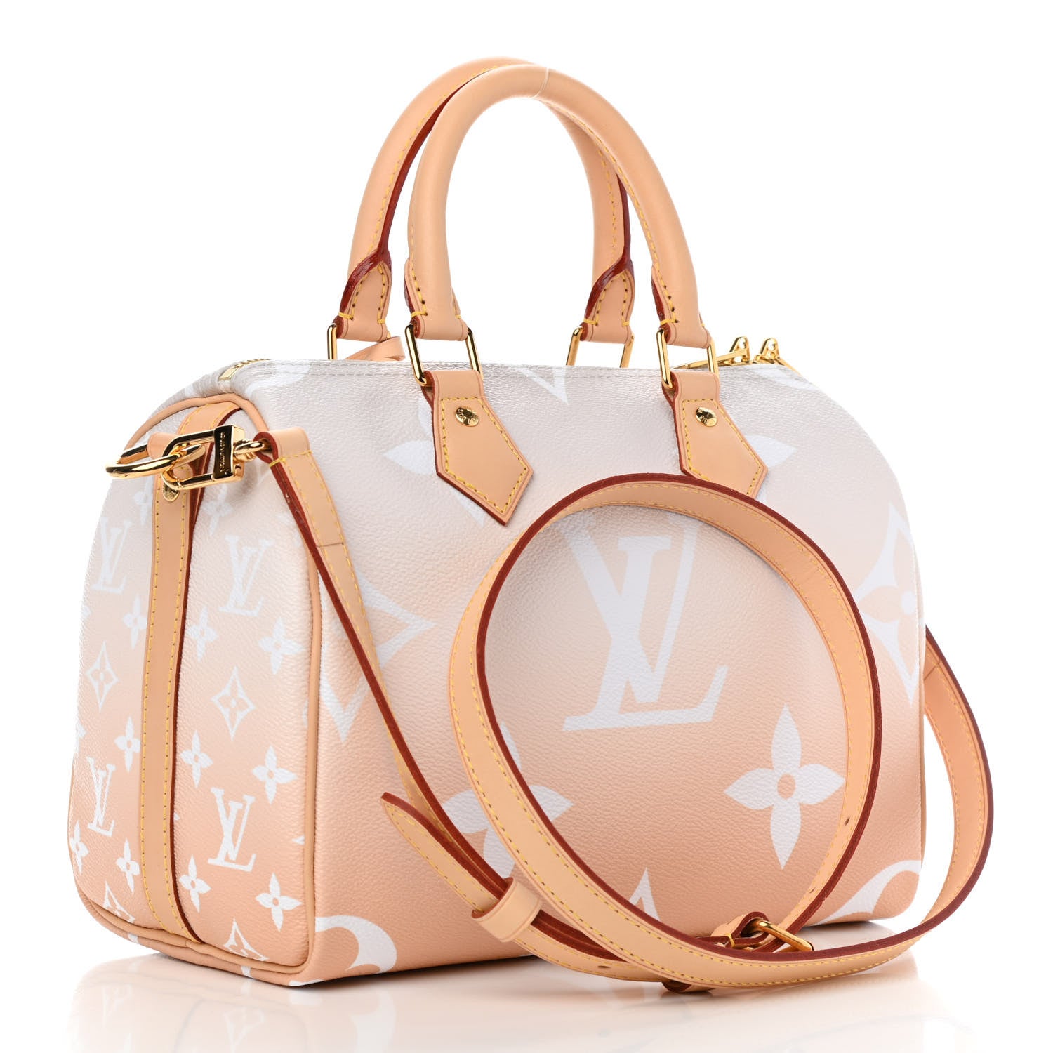 Louis Vuitton Monogram Giant By The Pool Speedy Bandouliere 25 Brume 2 of 4