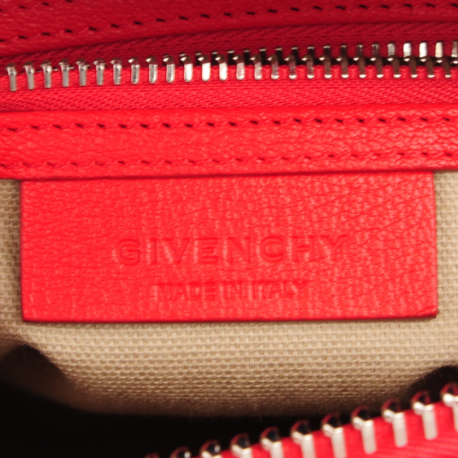 Givenchy Sugar Goatskin Mini Antigona Red 9 of 17