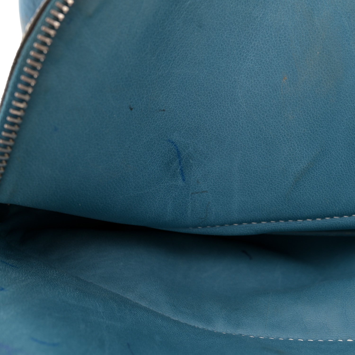 Hermes Taurillon Clemence Bolide 35 Bleu Agate 12 of 23