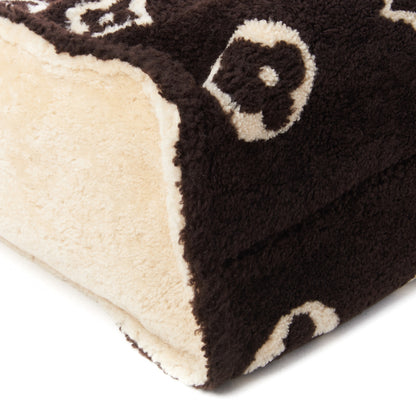 Louis Vuitton Shearling Monogram Giant Teddy Onthego GM Black White 5 of 7