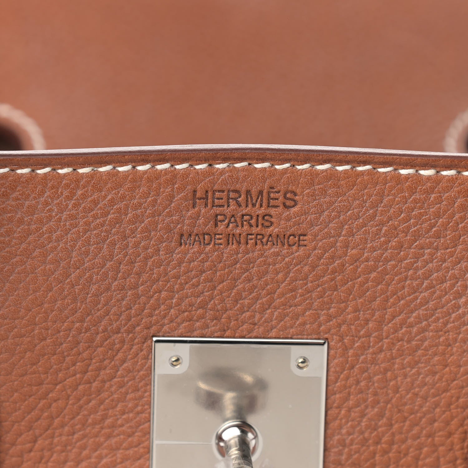 Hermes Natural Barenia Faubourg Birkin 35 Fauve 6 of 21