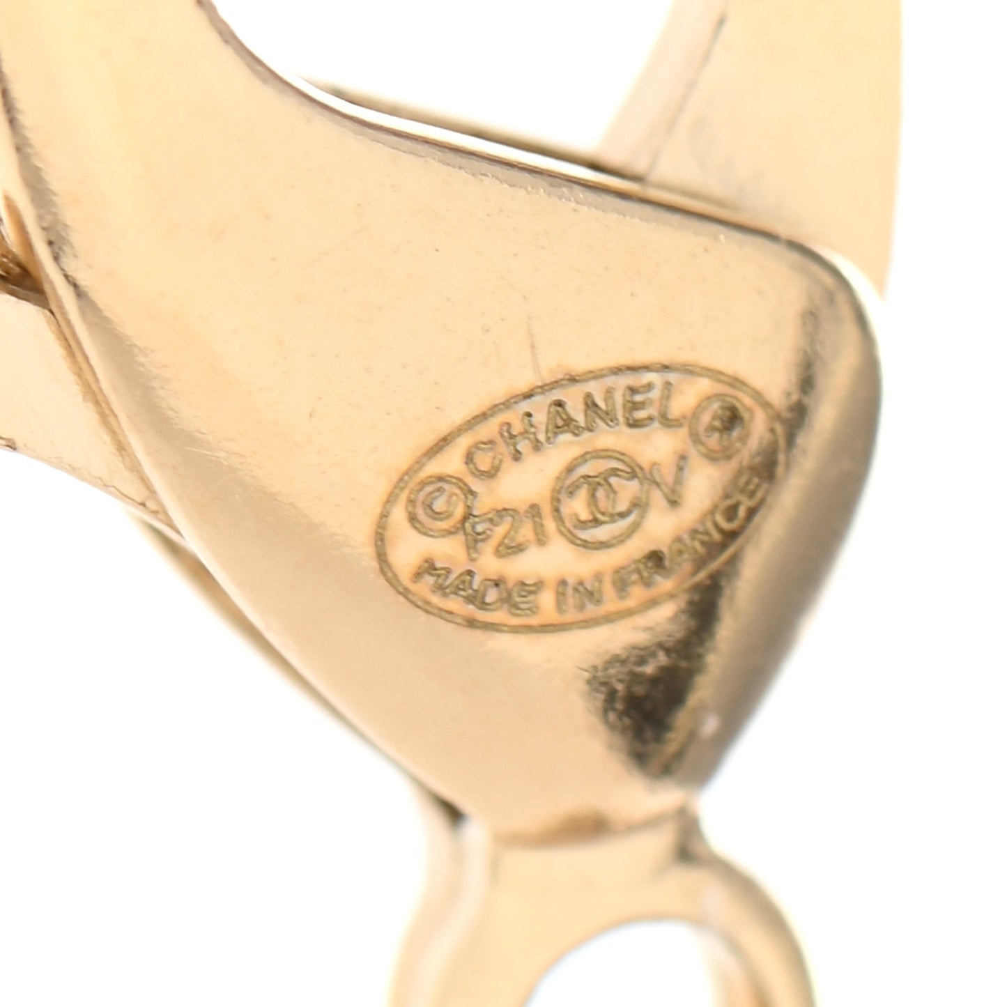 Pearl CC 100th Anniversary Necklace Light Gold