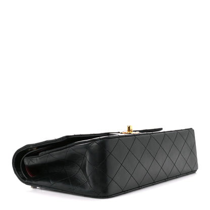 Chanel Lambskin Quilted Medium Double Flap Black 4 of 11