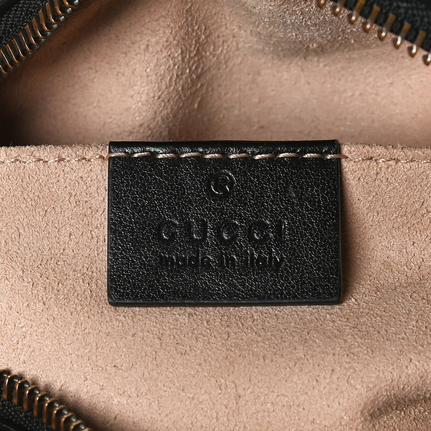 Calfskin Matelasse Mini GG Marmont Chain Shoulder Bag Black