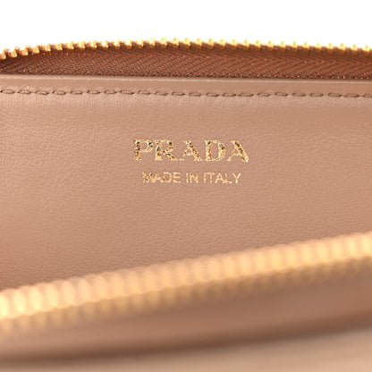 Prada Daino Colour Metal Zip Around Keychain Cammeo 6 of 8