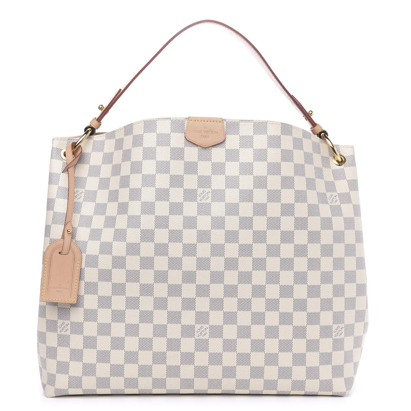Damier Azur Graceful MM Rose Ballerine