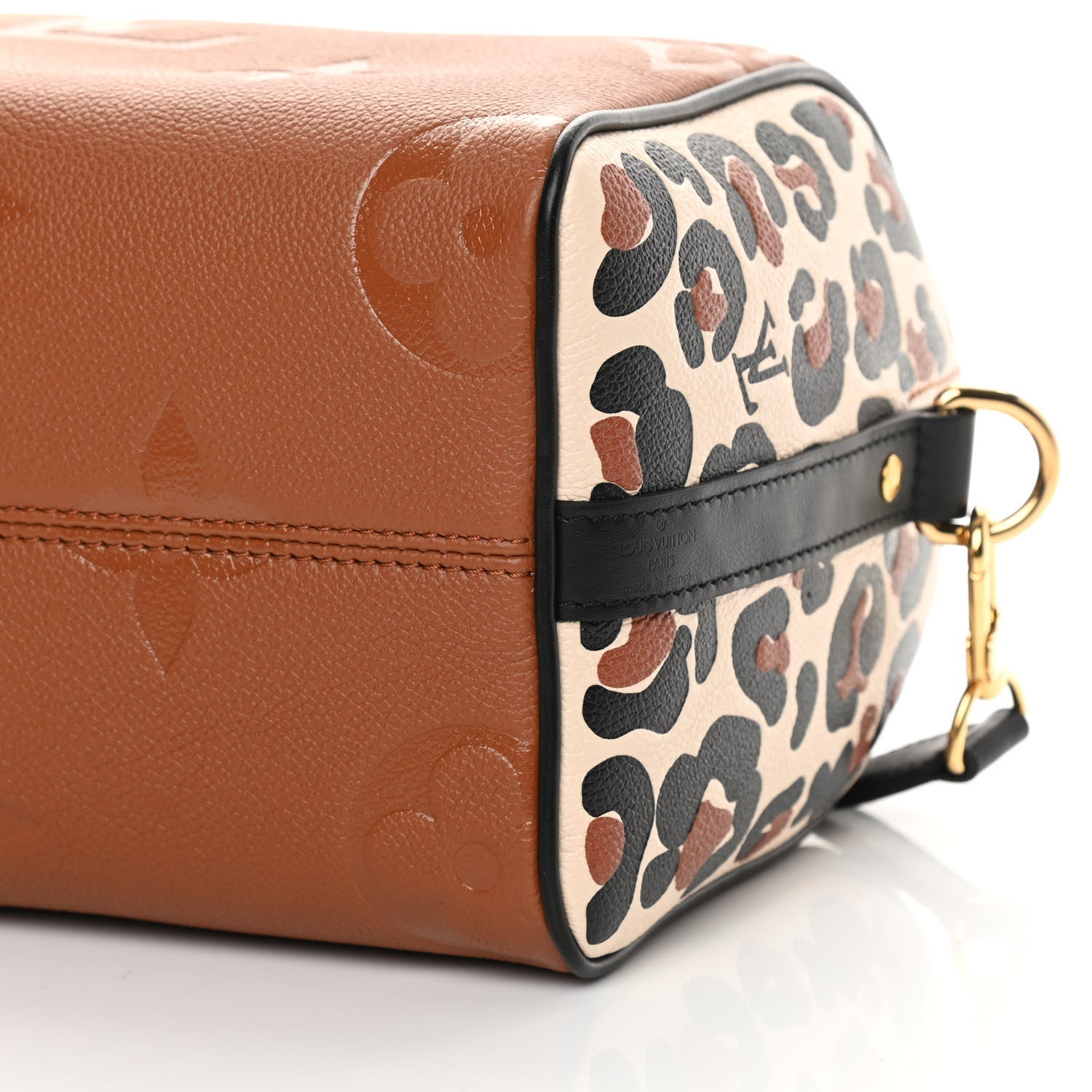 Louis Vuitton Empreinte Monogram Giant Wild At Heart Speedy Bandouliere 25 Caramel 9 of 9