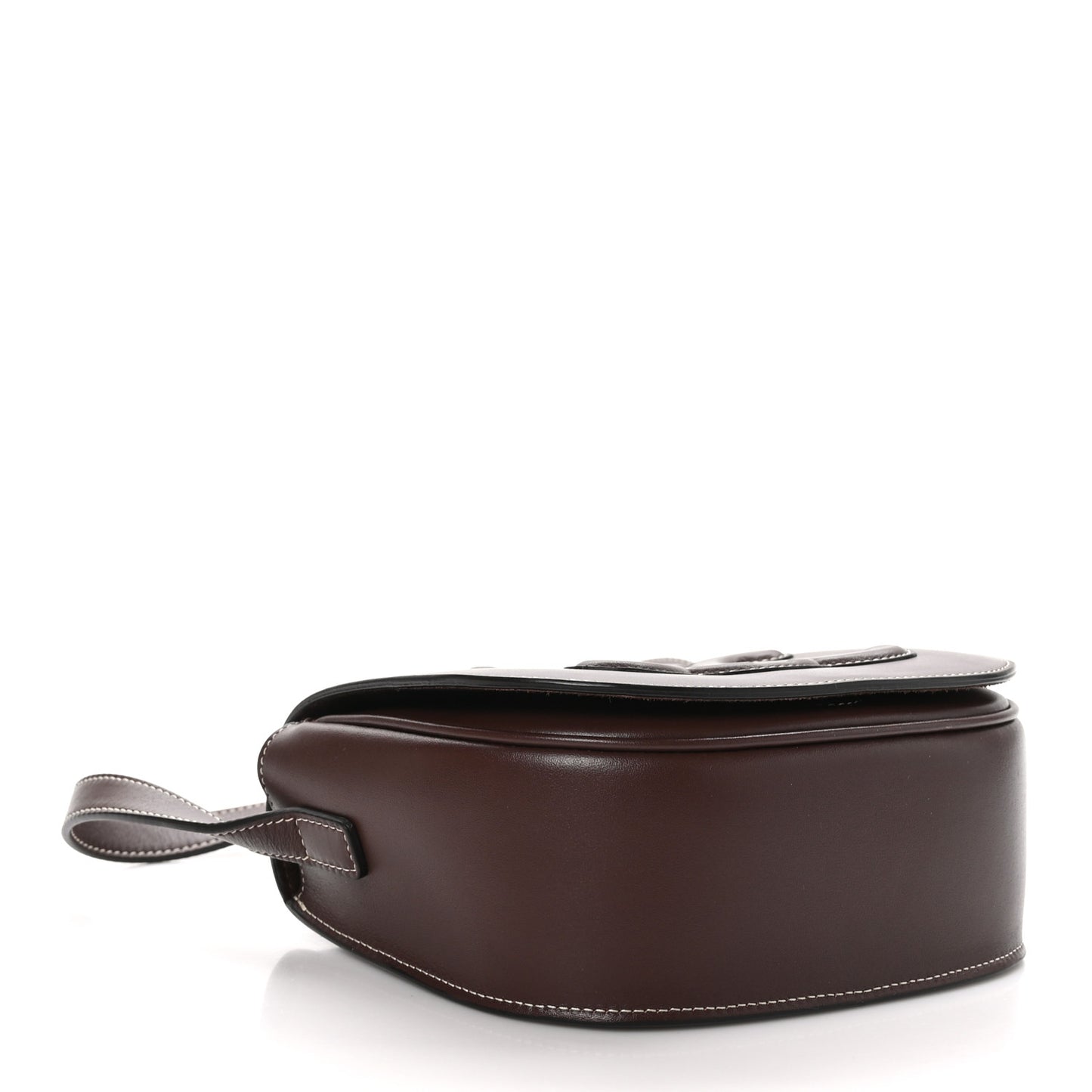Smooth Calfskin Cuir Triomphe Folco Crossbody Bag Chestnut