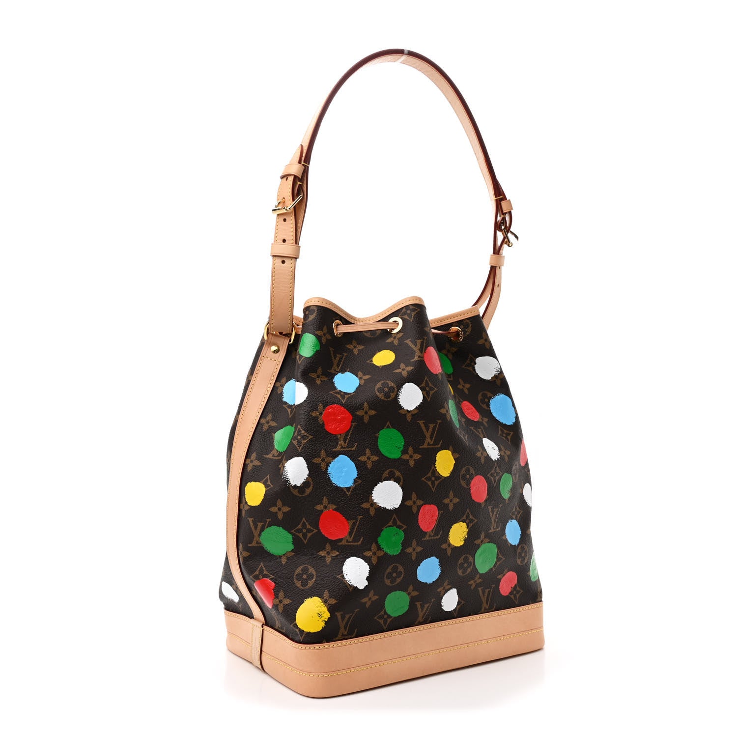 Louis Vuitton LV X YK Monogram Dots Noe Multicolor 3 of 11