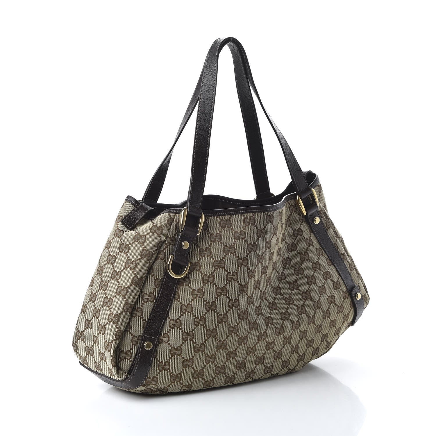 Gucci Monogram Medium Abbey Shoulder Bag Dark Brown 4 of 11