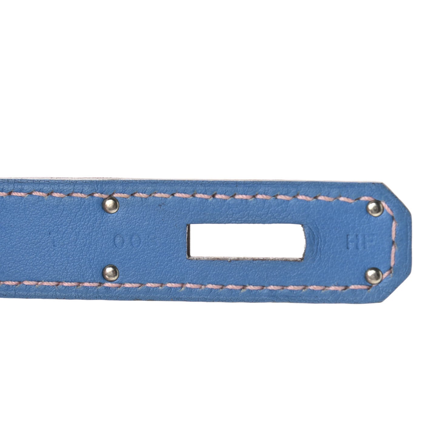 Swift Horseshoe Birkin 35 Rose Sakura Bleu Paradis
