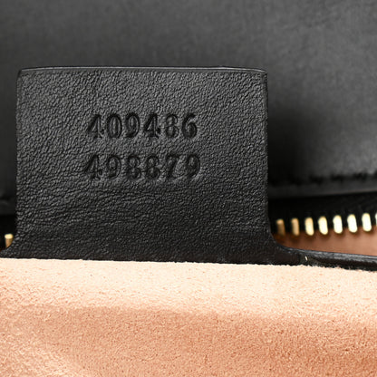 Gucci Guccissima Medium Padlock Shoulder Bag Black 7 of 11