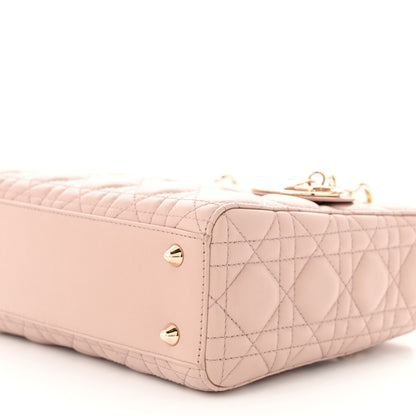 Christian Dior Lambskin Cannage Small Lucky Badges My Lady Dior Taupe 10 of 11