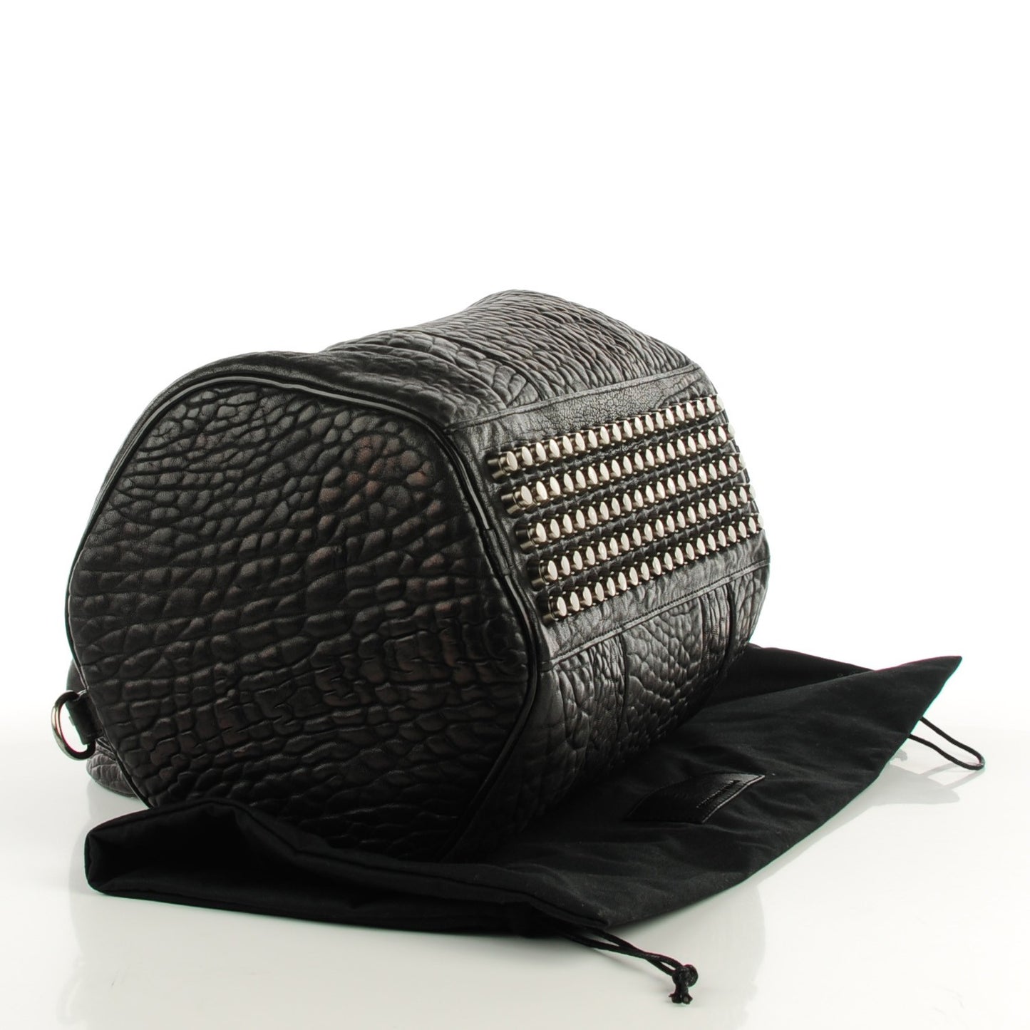 Pebbled Lambskin Rocco Black Nickel Hardware