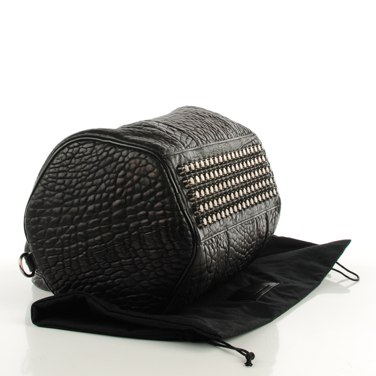 Alexander Wang Pebbled Lambskin Rocco Black Nickel Hardware 4 of 7