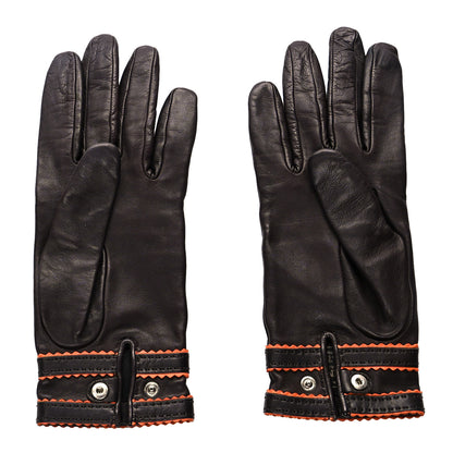 Hermes Lambskin Gloves 8 Brown 2 of 6