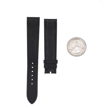 Hermes Courchevel Heure H Hour Watch MM Strap Black 2 of 4