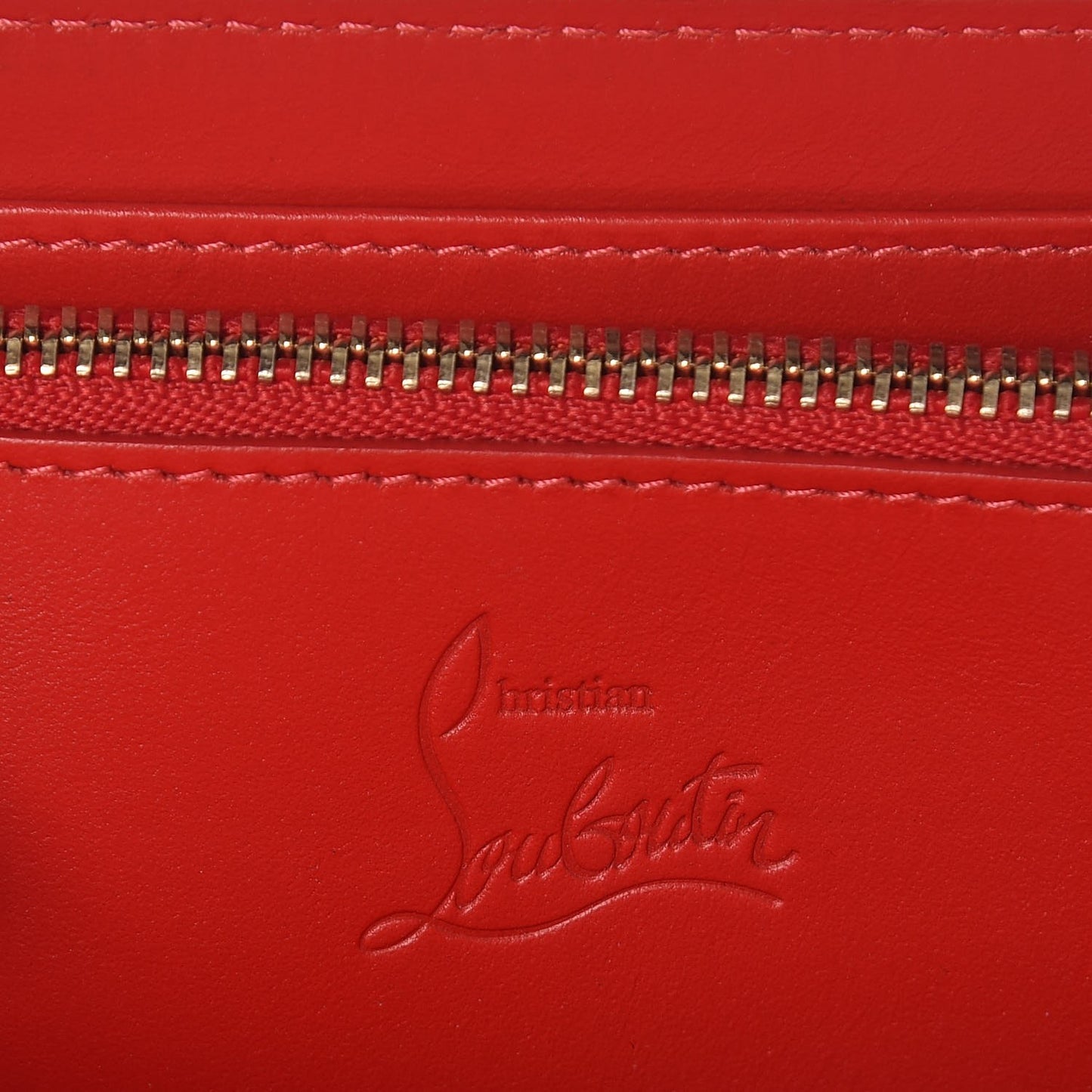 Specchio Panettone Spiked Zip Around Wallet Black