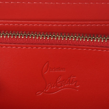 Christian Louboutin Specchio Panettone Spiked Zip Around Wallet Black 6 of 7
