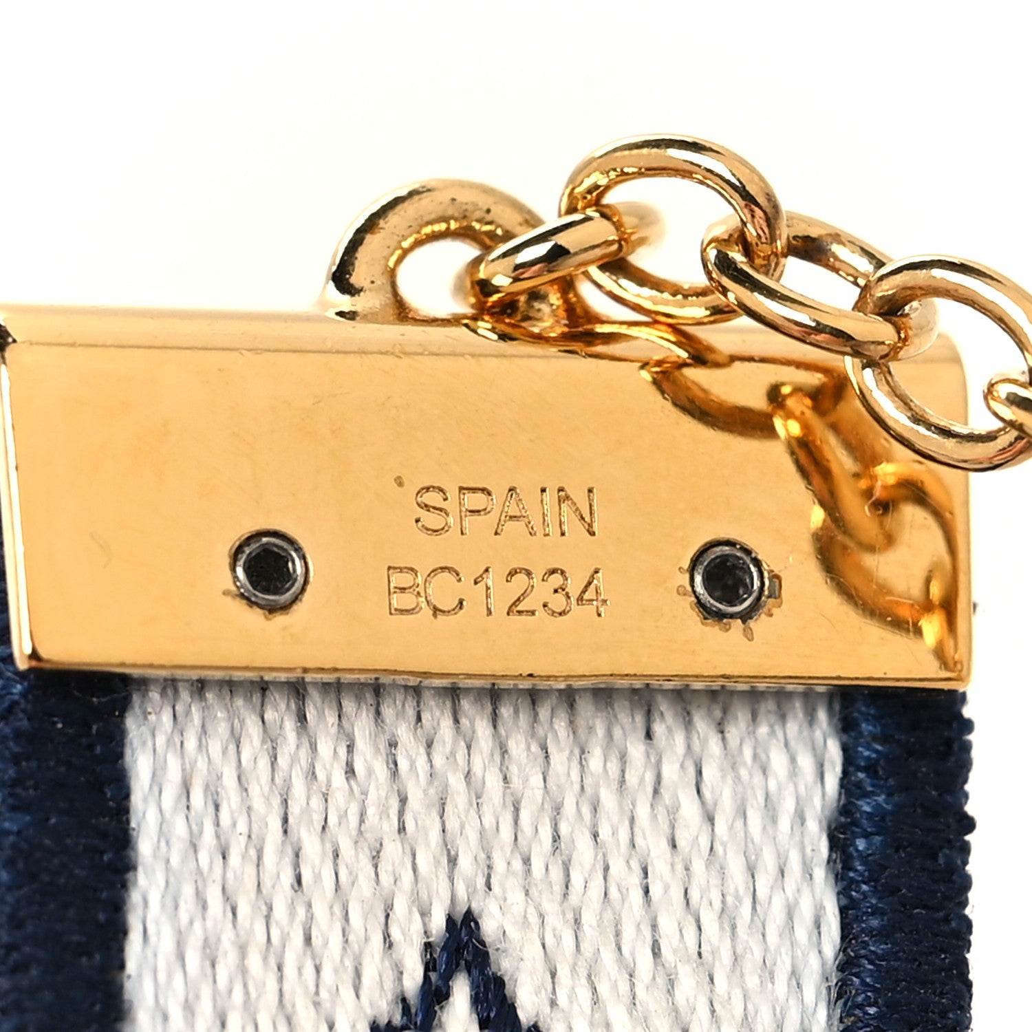 Louis Vuitton Woven LV Buddy Bracelet Bleu Marine 5 of 5
