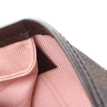 Louis Vuitton Damier Ebene Neo Neverfull MM Rose Ballerine 10 of 14
