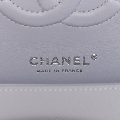Chanel Caviar Quilted Medium Double Flap Light Purple 6 of 9