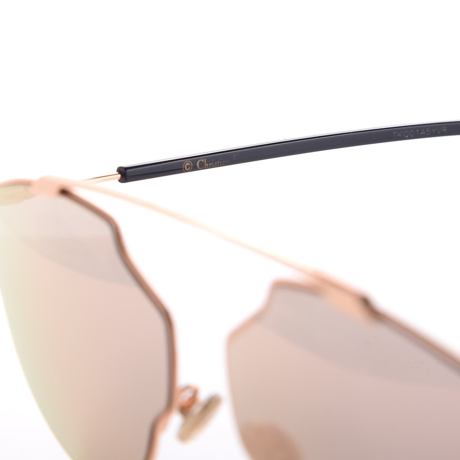 Christian Dior Mirrored So Real Pop Sunglasses Pink Gold 8 of 10
